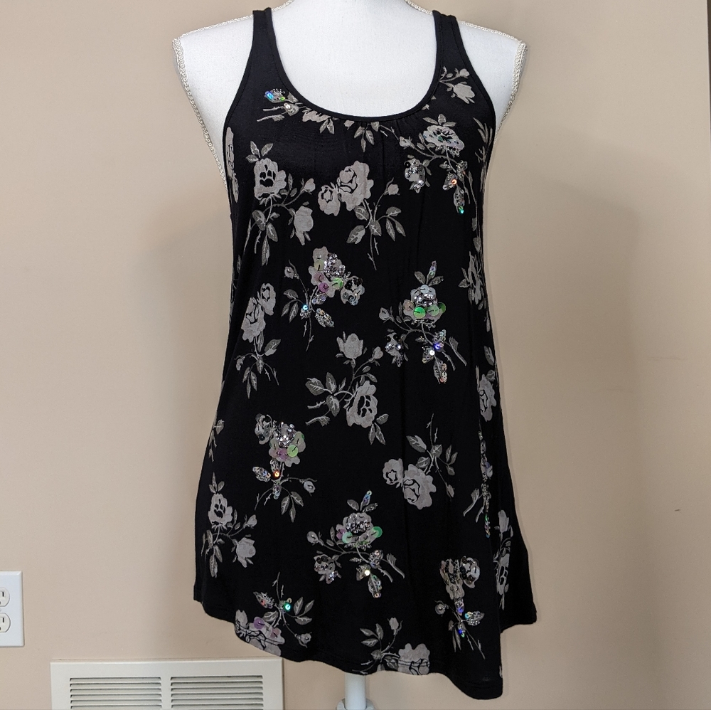 Express Beaded Tank Top MEDIUM